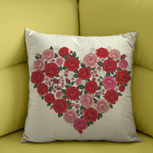 Cushion flower heart